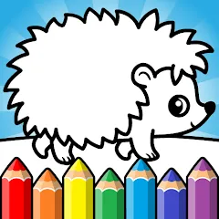 Взлом Easy coloring book for kids  [МОД Menu] - полная версия apk на Андроид