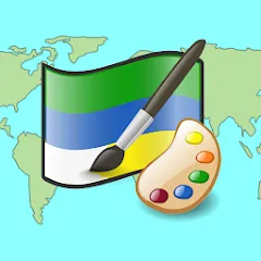 Скачать взломанную Draw The Flag - Quiz & Maker  [МОД Все открыто] - последняя версия apk на Андроид