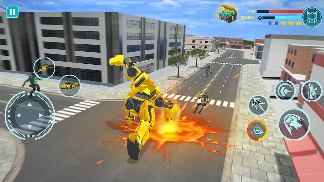 Robot Game: Transform & Fight (Робот Игра Трансформация Автомобиля)  [МОД Все открыто] Screenshot 4