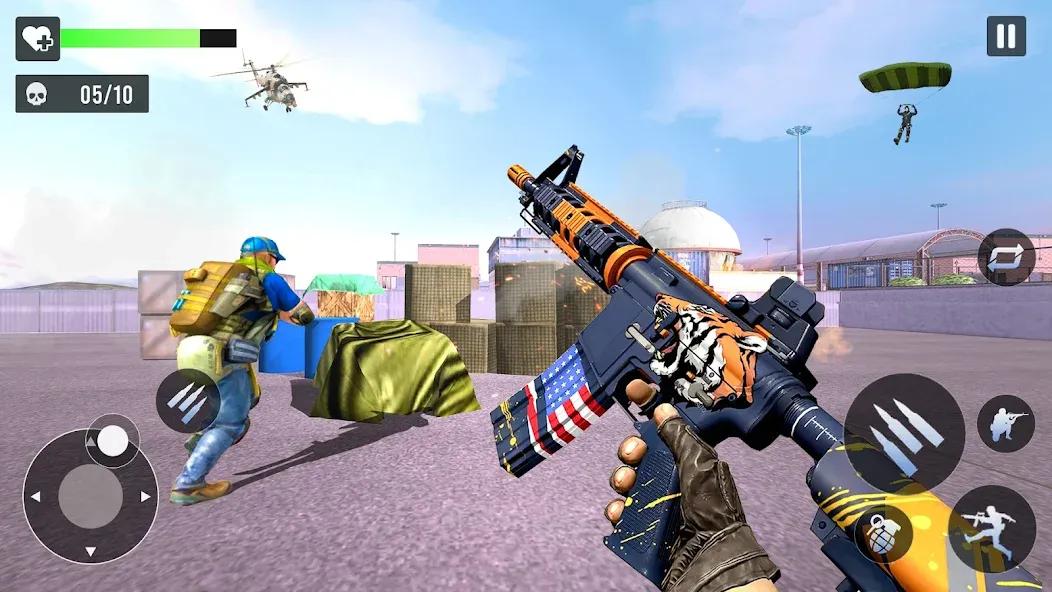 Gun Games - FPS Shooting Games (ФПС офлайн игры по стрельбе из пистолета)  [МОД Unlocked] Screenshot 3