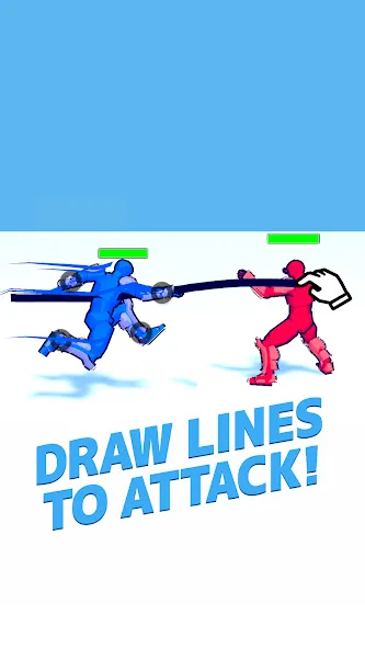 Draw Action: Freestyle Fight (Дроу Экшн)  [МОД Меню] Screenshot 1