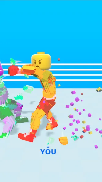 Block Fighter: Boxing Battle (Блок Файтер)  [МОД Все открыто] Screenshot 2