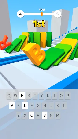 Type Spin: alphabet run game (Тайп Спин)  [МОД Unlocked] Screenshot 1