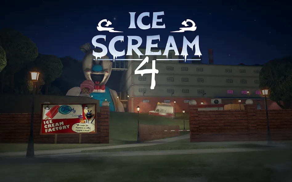 Ice Scream 4: Rod's Factory (Айс Скрим 4)  [МОД Menu] Screenshot 1