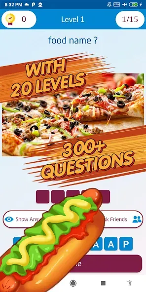 Guess food games  [МОД Бесконечные монеты] Screenshot 3