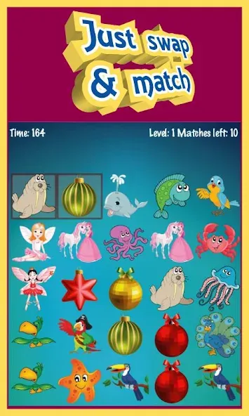 Sweet Match 3 Puzzle Game  [МОД Много денег] Screenshot 1