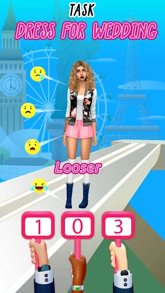 Fashion Battle - Girl Dress Up  [МОД Unlimited Money] Screenshot 3