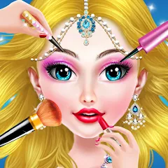 Взлом Doll Makeover - Fashion Queen (Игры по макияжу для девочек)  [МОД Бесконечные монеты] - последняя версия apk на Андроид