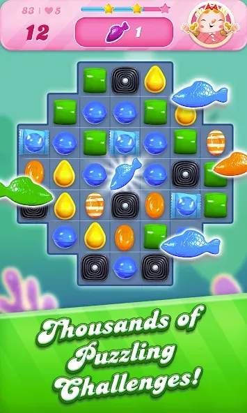 Candy Crush Saga (Кенди Краш Сага)  [МОД Меню] Screenshot 3