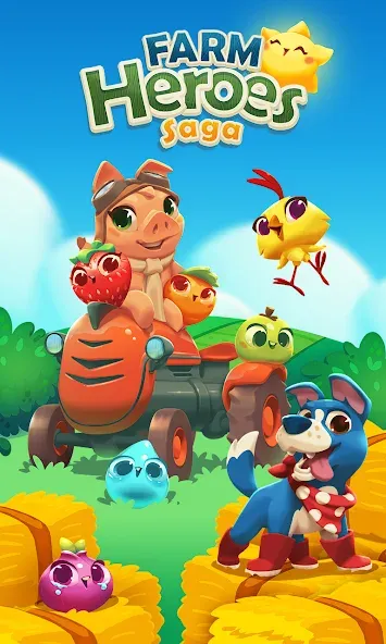 Farm Heroes Saga (Фарм Хероус Сага)  [МОД Unlocked] Screenshot 1