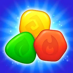 Скачать взломанную EverMatch 3 Game (ЭверМатч 3 Игра)  [МОД Бесконечные монеты] - полная версия apk на Андроид