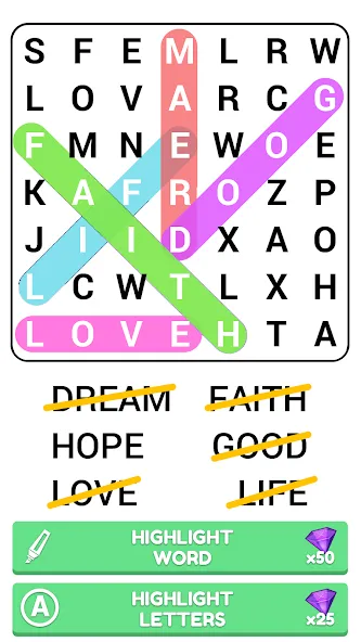 Word Search Puzzle Game  [МОД Много денег] Screenshot 3