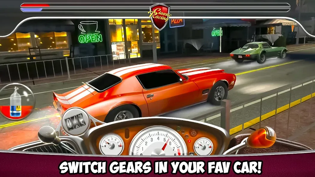 Classic Drag Racing Car Game (Классическая игра на гонках драгрейсинга)  [МОД Unlimited Money] Screenshot 3