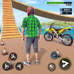 Скачать взлом Bike Stunt : Motorcycle Game  [МОД Много денег] - полная версия apk на Андроид