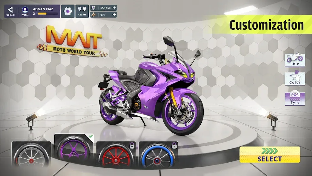 Moto World Tour: Bike Racing  [МОД Много денег] Screenshot 4