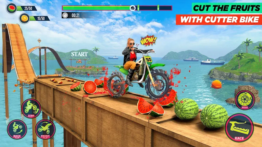 Bike Stunt Game: Tricks Master  [МОД Menu] Screenshot 2