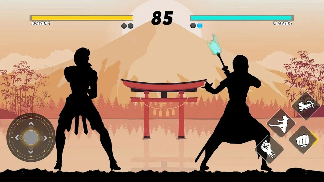 Sword Shadow Fighting Game 3D  [МОД Много монет] Screenshot 4