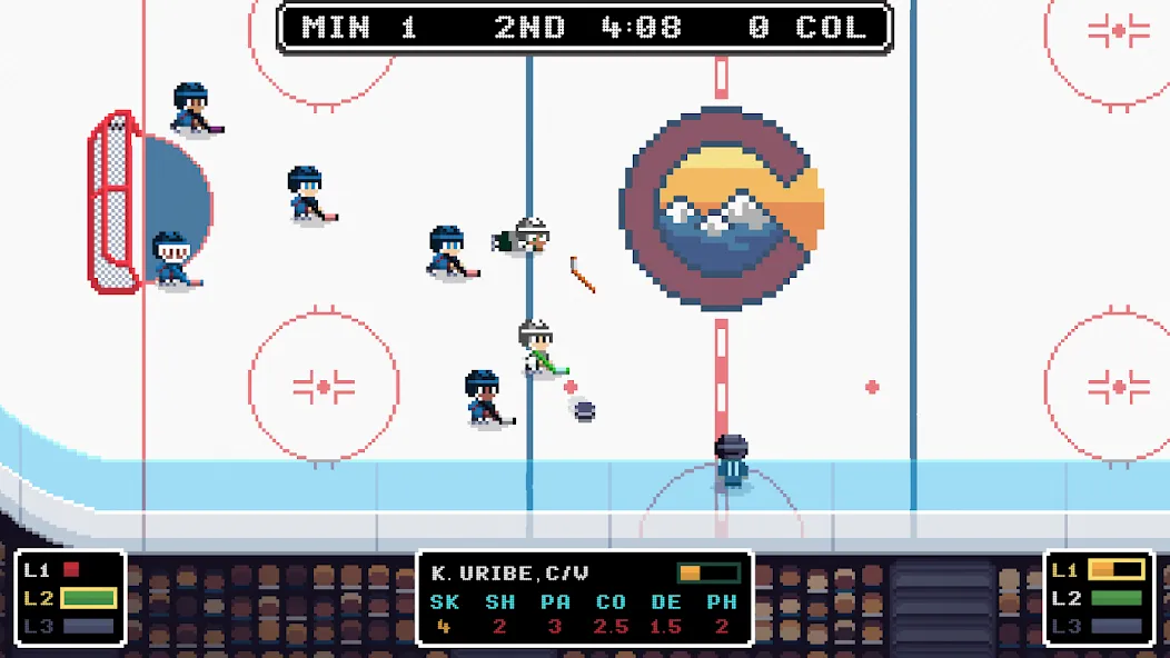 Ice League Hockey (Айс Лиг Хоккей)  [МОД Много монет] Screenshot 3