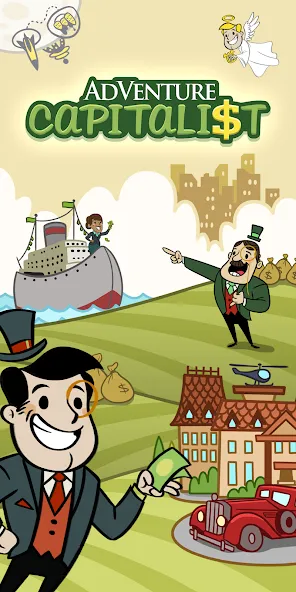 AdVenture Capitalist (ЭдВенчер Капиталист)  [МОД Много монет] Screenshot 1