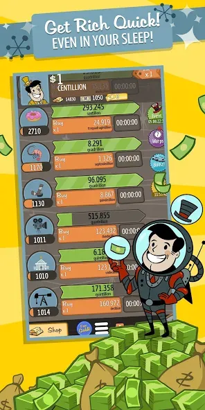 AdVenture Capitalist (ЭдВенчер Капиталист)  [МОД Много монет] Screenshot 5