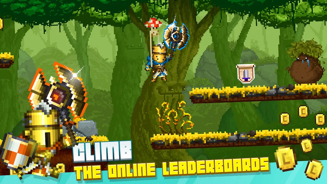 Bit Heroes Runner: Pixel Blitz (Бит Хероес Раннер)  [МОД Бесконечные деньги] Screenshot 4