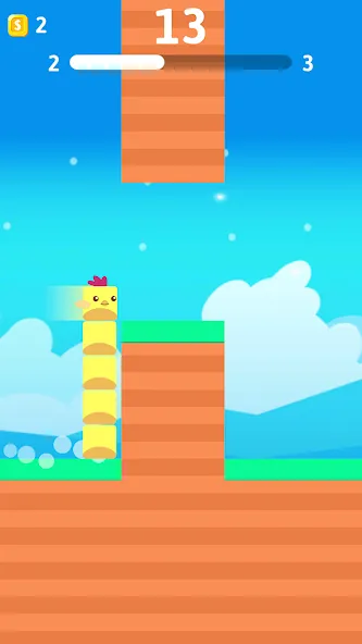 Stacky Bird: Fun Egg Dash Game (тэки птица)  [МОД Много монет] Screenshot 2