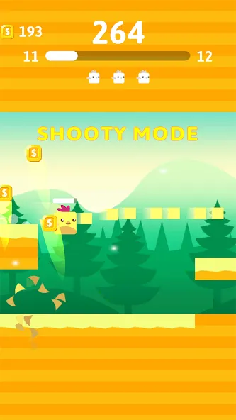 Stacky Bird: Fun Egg Dash Game (тэки птица)  [МОД Много монет] Screenshot 3