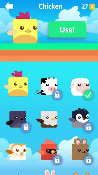 Stacky Bird: Fun Egg Dash Game (тэки птица)  [МОД Много монет] Screenshot 4