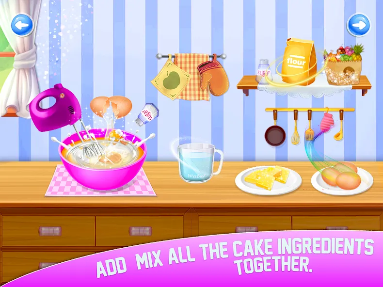 Cake Maker Sweet Bakery Games  [МОД Много монет] Screenshot 3