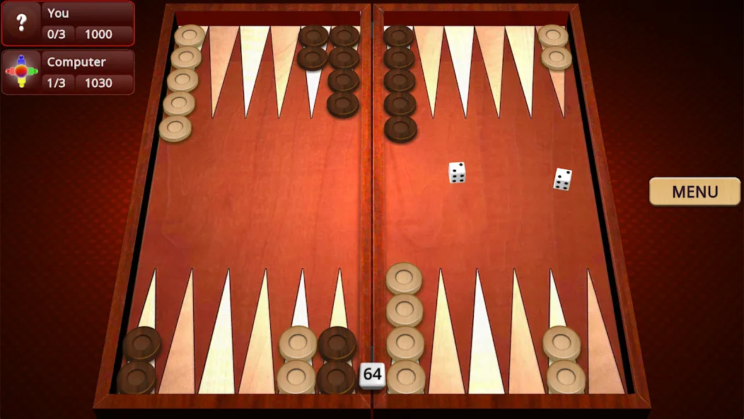 Backgammon Mighty  [МОД Menu] Screenshot 1