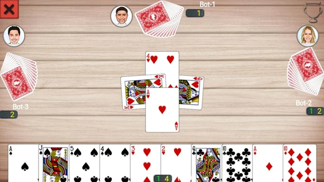 Callbreak Prince: Card Game (Каллбрейк Принц)  [МОД Бесконечные деньги] Screenshot 2