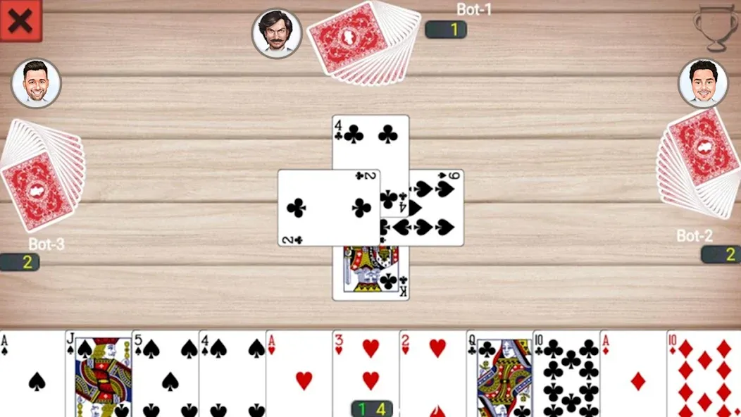 Callbreak Prince: Card Game (Каллбрейк Принц)  [МОД Бесконечные деньги] Screenshot 3