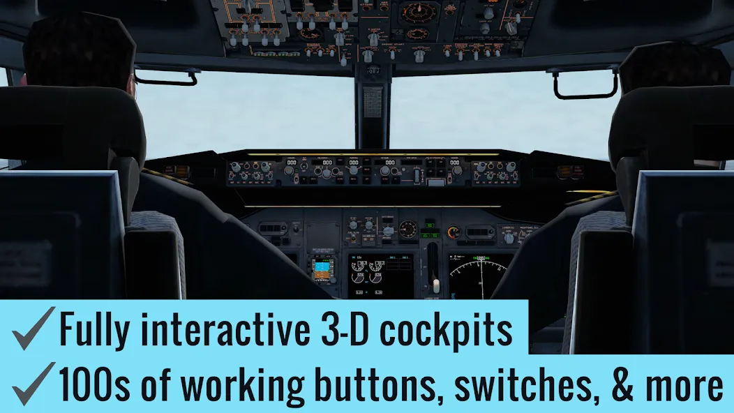 X-Plane Flight Simulator  [МОД Все открыто] Screenshot 2