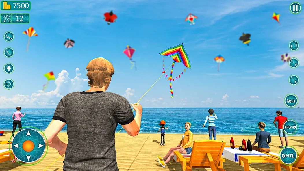 Kite Basant: Kite Flying Games  [МОД Все открыто] Screenshot 5