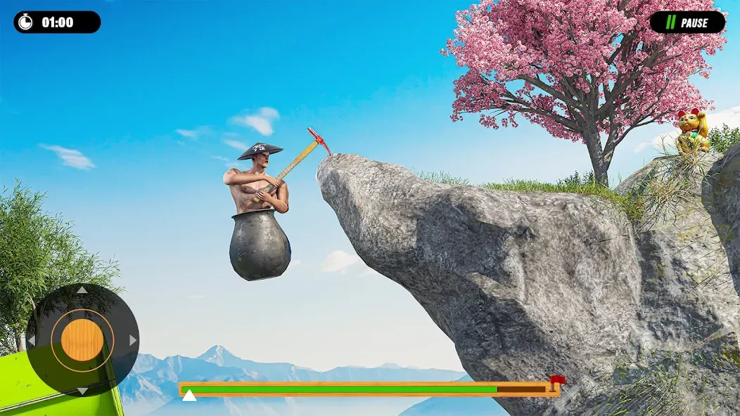 Hammer Climber Man: Pot Man 3D  [МОД Все открыто] Screenshot 1