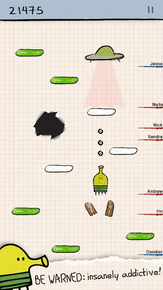 Doodle Jump (Дудл Джамп)  [МОД Menu] Screenshot 1