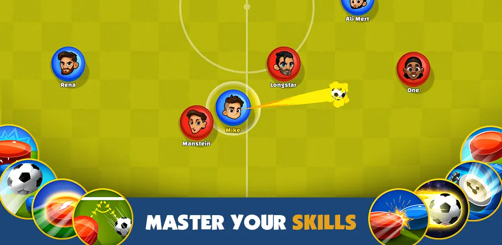 Super Soccer 3v3 (Online) (упер футбол 3 на 3)  [МОД Menu] Screenshot 2