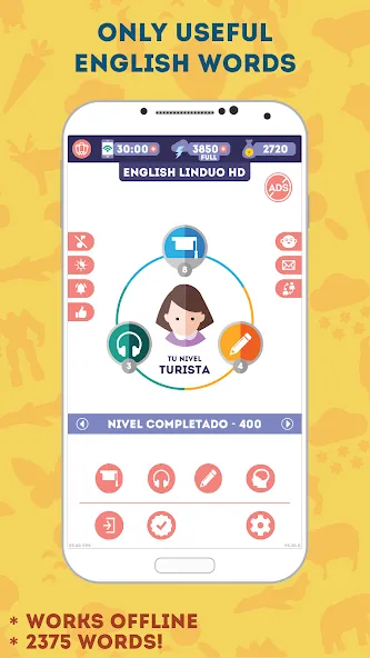 English for Beginners: LinDuo  [МОД Все открыто] Screenshot 3