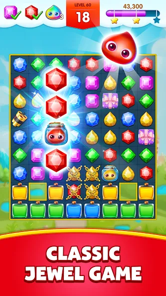 Jewels Legend - Match 3 Puzzle (Джуэл Легенд)  [МОД Бесконечные монеты] Screenshot 1