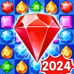 Взломанная Jewels Legend - Match 3 Puzzle (Джуэл Легенд)  [МОД Бесконечные монеты] - последняя версия apk на Андроид