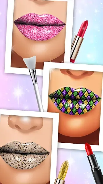 Lip Art Makeup Beauty Game  [МОД Unlocked] Screenshot 1