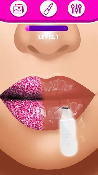 Lip Art Makeup Beauty Game  [МОД Unlocked] Screenshot 5