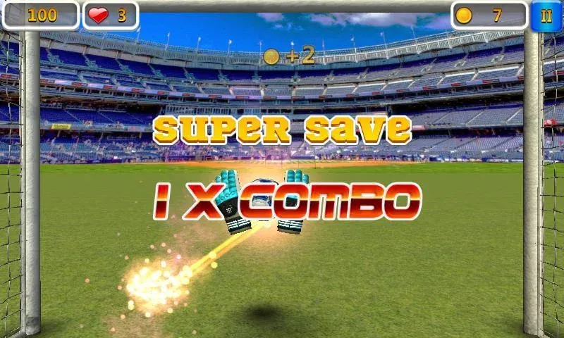 Super Goalkeeper - Soccer Game (упер Вратарь)  [МОД Много денег] Screenshot 1