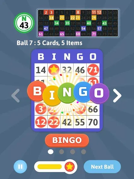 Bingo Mania - Light Bingo Game (Бинго Мания)  [МОД Бесконечные монеты] Screenshot 5