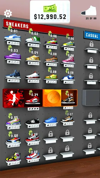 Sneaker Art! - Coloring Games  [МОД Много монет] Screenshot 4