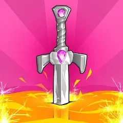 Скачать взломанную Sword Melter (Сворд Мелтер)  [МОД Mega Pack] - стабильная версия apk на Андроид