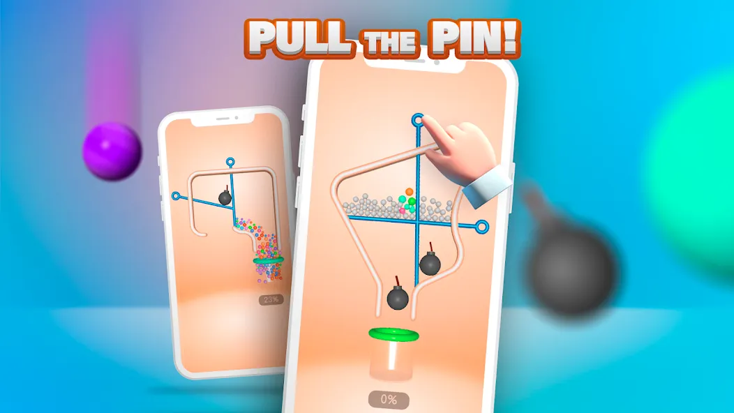 Pull the Pin (Пул зе пин)  [МОД Бесконечные монеты] Screenshot 5