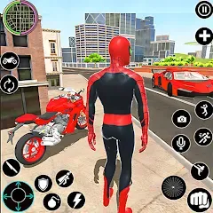 Взломанная Flying Spider Rope Hero Fight (Флайинг Спайдер Роп Хиро Файт)  [МОД Бесконечные монеты] - последняя версия apk на Андроид