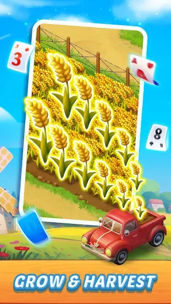 Solitaire Farm Adventure (Солитер)  [МОД Все открыто] Screenshot 5