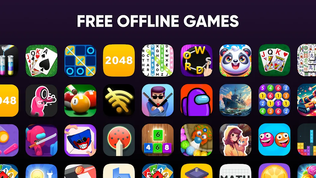 Offline Games - No WiFi - Fun  [МОД Меню] Screenshot 1